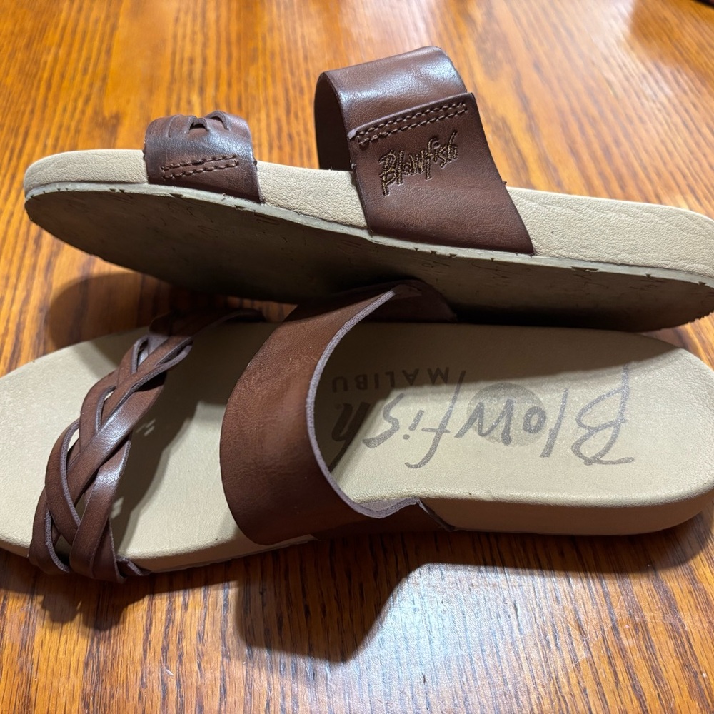 Blowfish Women's Tan Braided Sandals - Picture 3 of 3